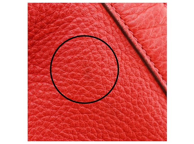 Borsa Tote Picotin TGM di Hermès Rosso - vista 11