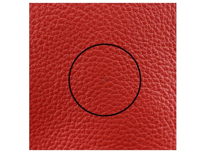 Borsa Tote Picotin TGM di Hermès Rosso - vista 12