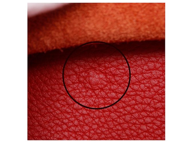 Borsa Tote Picotin TGM di Hermès Rosso - vista 14