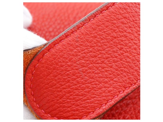 Borsa Tote Picotin TGM di Hermès Rosso - vista 17