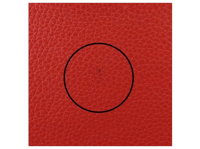 Borsa Tote Picotin TGM di Hermès Rosso - vista 8