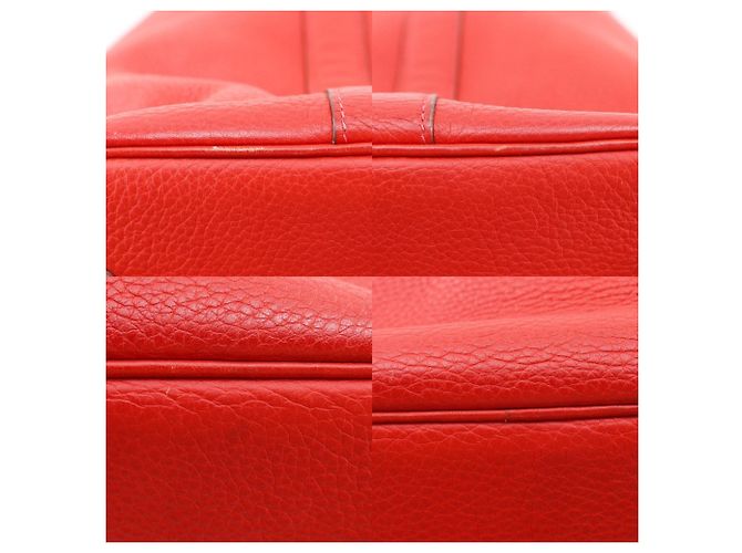Borsa Tote Picotin TGM di Hermès Rosso - vista 9