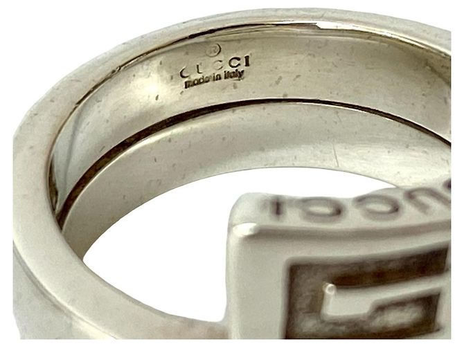 Bague Spiral Gucci Argenté - vue 2