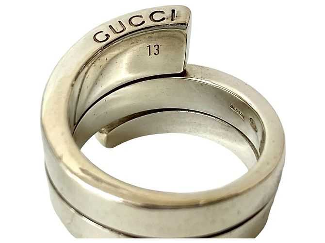Bague Spiral Gucci Argenté - vue 4
