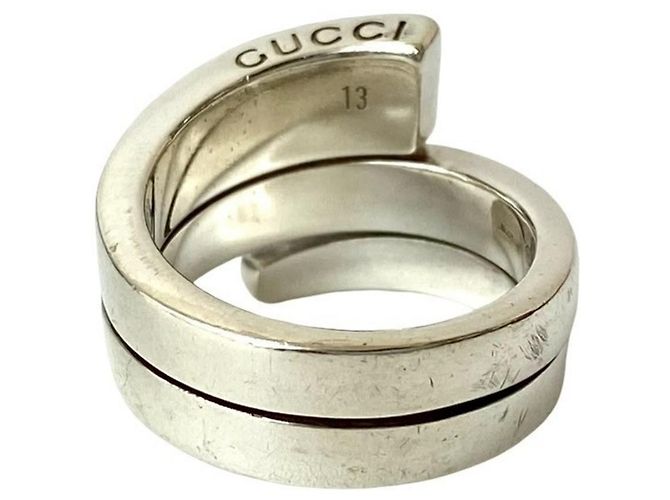 Bague Spiral Gucci Argenté - vue 6