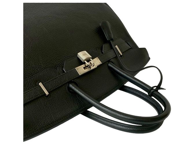 Borsa Hermès Birkin 35 in pelle Togo Nero - vista 4