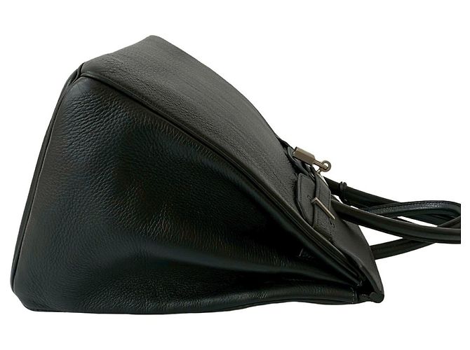 Borsa Hermès Birkin 35 in pelle Togo Nero - vista 6