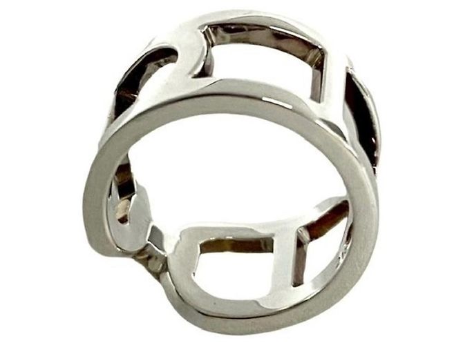 Ring Anello Hermès Ever Chaine d'Ancre in Argento 925 - vista 5