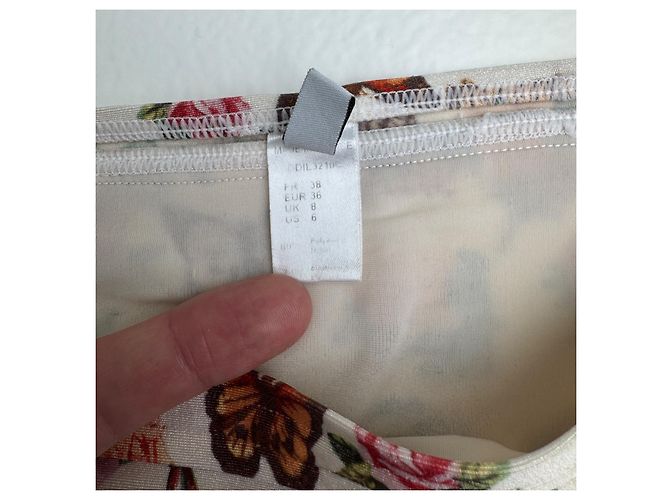 Bikini Christian Dior con Estampado Floral y Mariposas Multicolor - vista 11