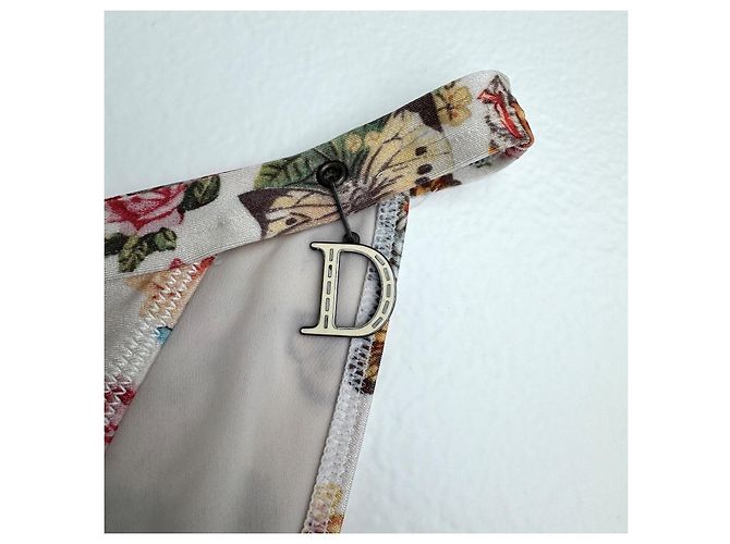 Bikini Christian Dior con Estampado Floral y Mariposas Multicolor - vista 12