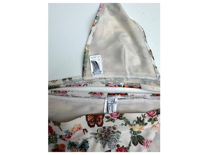 Bikini Christian Dior con Estampado Floral y Mariposas Multicolor - vista 8