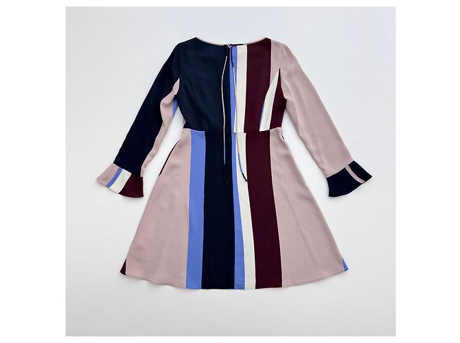 Abito Max & Co a righe con maniche lunghe taglio A-line Multicolore - vista 3