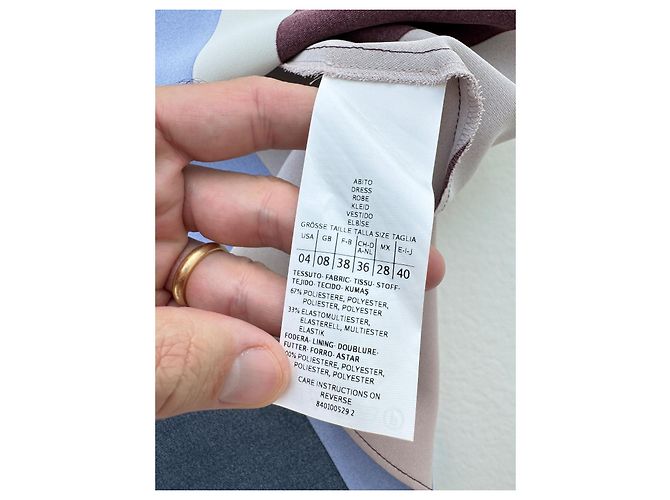 Abito Max & Co a righe con maniche lunghe taglio A-line Multicolore - vista 5