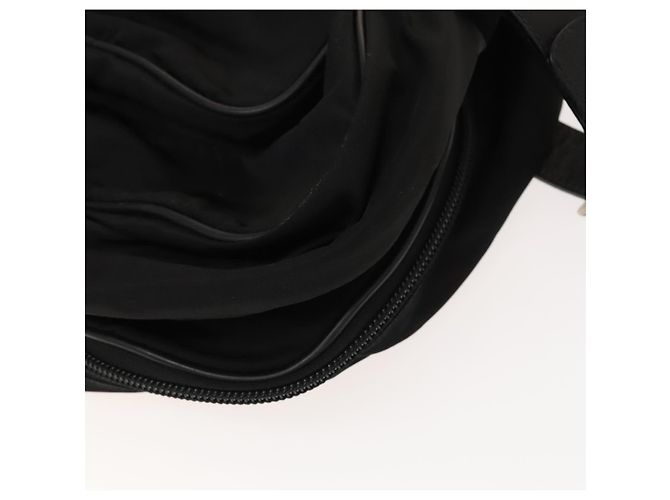 PRADA Funda para prendas de nylon negro plateado Auth bs28232 Plata - vista 18