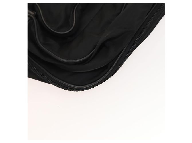 PRADA Funda para prendas de nylon negro plateado Auth bs28232 Plata - vista 19