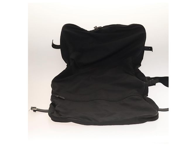 PRADA Funda para prendas de nylon negro plateado Auth bs28232 Plata - vista 25