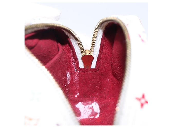 LOUIS VUITTON Trousse Wapity Monogram Multicolore Bianco M58033 LV Auth 133186 - vista 11