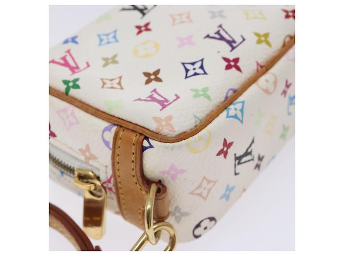 LOUIS VUITTON Trousse Wapity Monogram Multicolore Bianco M58033 LV Auth 133186 - vista 14