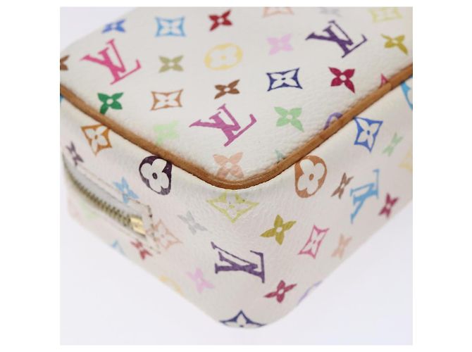 LOUIS VUITTON Trousse Wapity Monogram Multicolore Bianco M58033 LV Auth 133186 - vista 16
