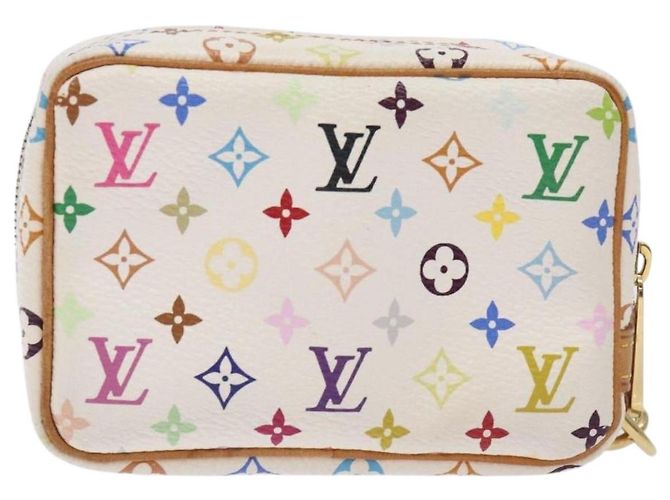 LOUIS VUITTON Trousse Wapity Monogram Multicolore Bianco M58033 LV Auth 133186 - vista 2