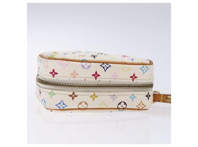 LOUIS VUITTON Trousse Wapity Monogram Multicolore Bianco M58033 LV Auth 133186 - vista 5