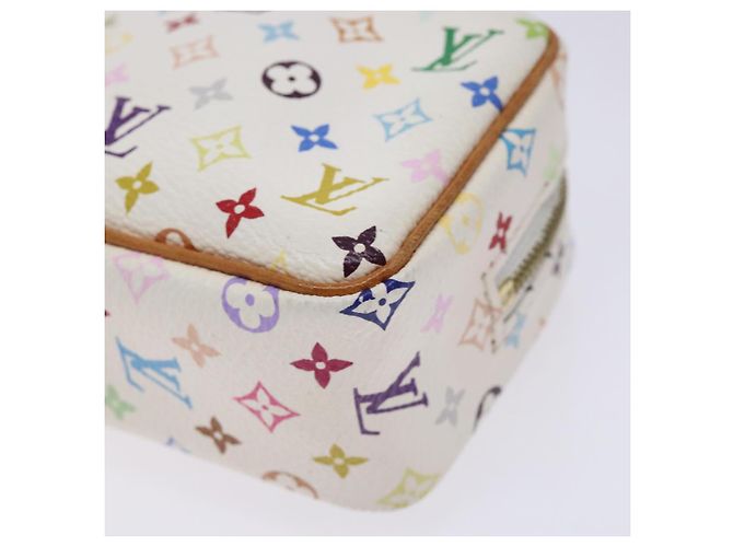 LOUIS VUITTON Trousse Wapity Monogram Multicolore Bianco M58033 LV Auth 133186 - vista 7