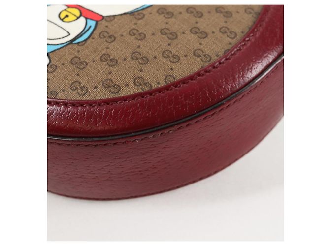 Borsa di collaborazione GUCCI Micro GG Supreme Doraemon in PVC beige 625216 Auth 133618 - vista 16
