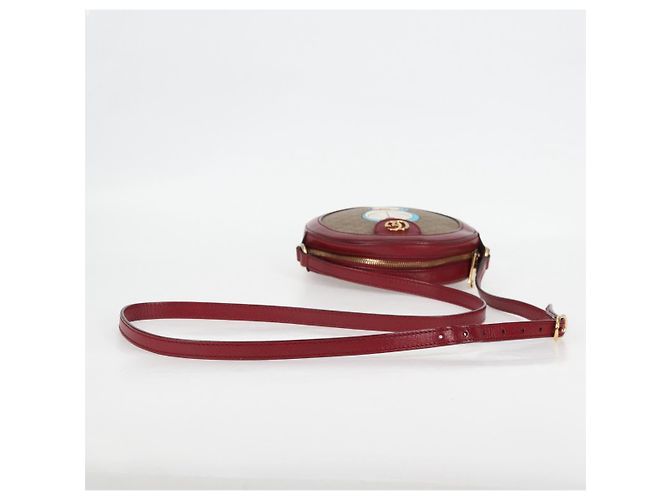 Borsa di collaborazione GUCCI Micro GG Supreme Doraemon in PVC beige 625216 Auth 133618 - vista 7