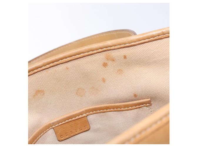 Céline CELINE C Macadam Canvas Handtasche Beige Auth 134129 - Ansicht 10