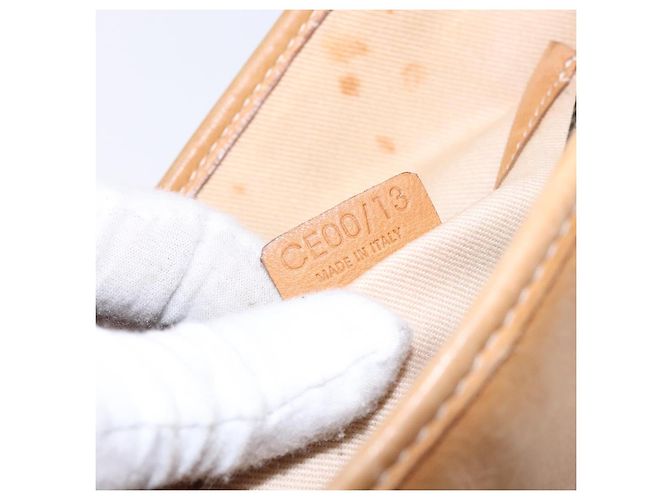 Céline CELINE C Macadam Canvas Handtasche Beige Auth 134129 - Ansicht 12