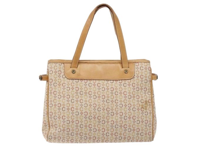 Céline CELINE C Macadam Canvas Handtasche Beige Auth 134129 - Ansicht 13