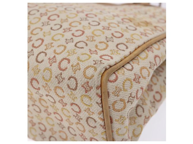 Céline CELINE C Macadam Canvas Handtasche Beige Auth 134129 - Ansicht 15