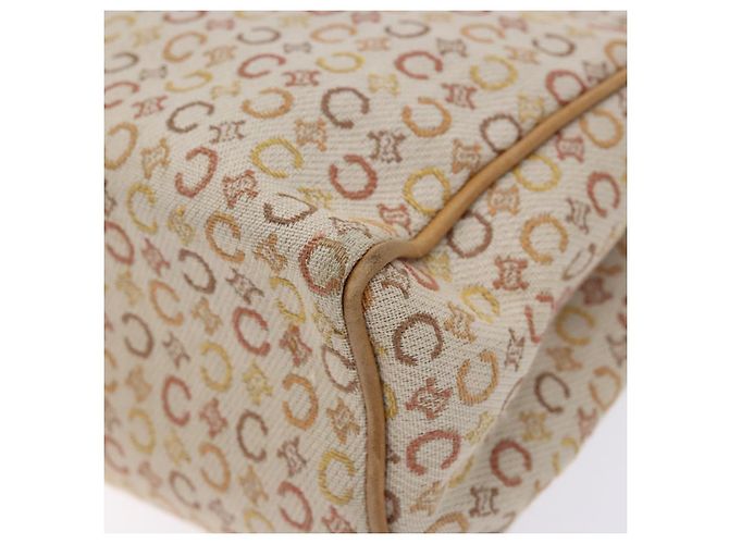 Céline CELINE C Macadam Canvas Handtasche Beige Auth 134129 - Ansicht 16
