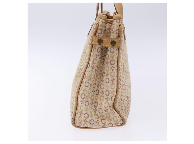 Céline CELINE C Macadam Canvas Handtasche Beige Auth 134129 - Ansicht 4