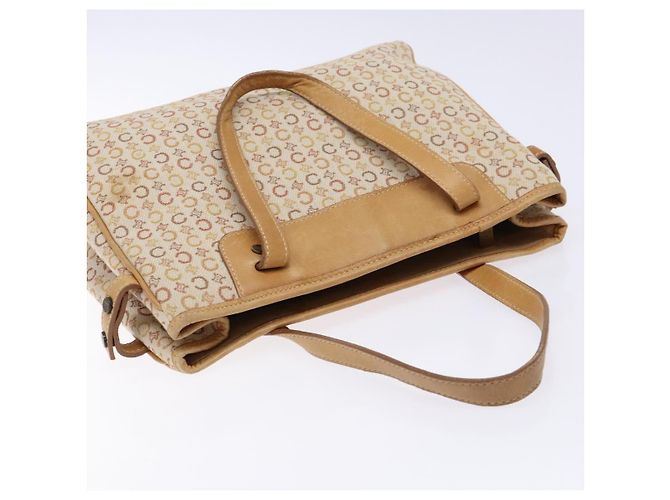 Céline CELINE C Macadam Canvas Handtasche Beige Auth 134129 - Ansicht 6