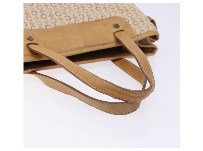 Céline CELINE C Macadam Canvas Handtasche Beige Auth 134129 - Ansicht 7