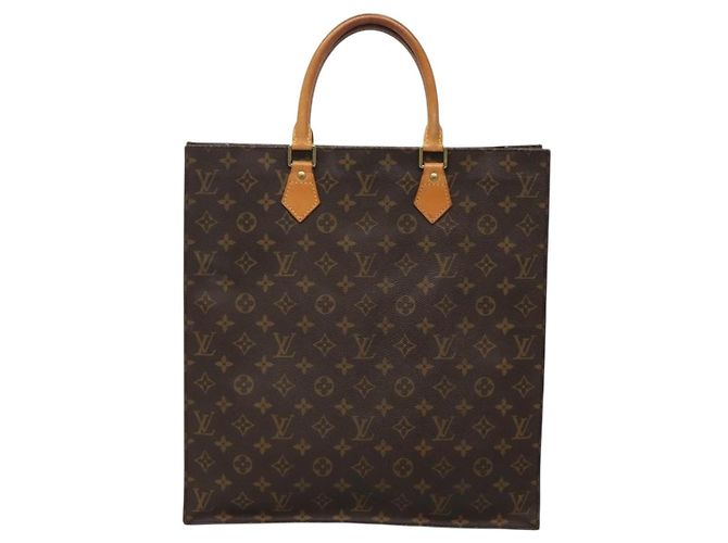LOUIS VUITTON Borsa Sac Plat Monogram M51140 LV Auth 133613 Monogramma - vista 13