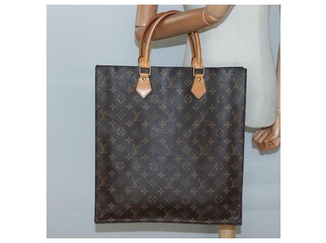 LOUIS VUITTON Borsa Sac Plat Monogram M51140 LV Auth 133613 Monogramma - vista 19