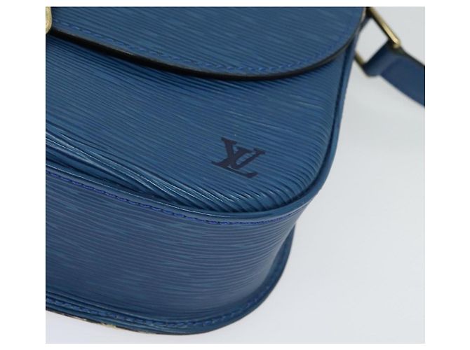 LOUIS VUITTON Borsa a Spalla Epi Saint Cloud GM Blu Toledo M52195 LV Auth ep9912 - vista 16