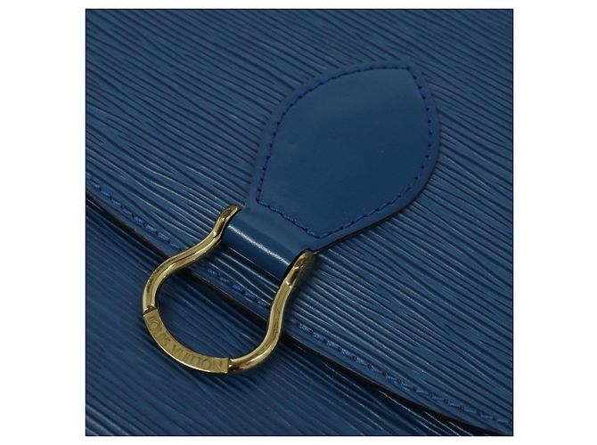 LOUIS VUITTON Borsa a Spalla Epi Saint Cloud GM Blu Toledo M52195 LV Auth ep9912 - vista 18