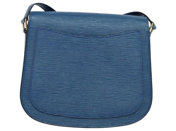 LOUIS VUITTON Borsa a Spalla Epi Saint Cloud GM Blu Toledo M52195 LV Auth ep9912 - vista 2