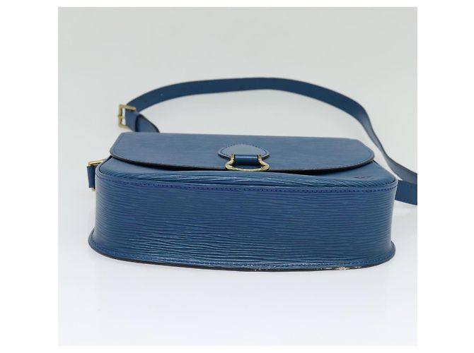 LOUIS VUITTON Borsa a Spalla Epi Saint Cloud GM Blu Toledo M52195 LV Auth ep9912 - vista 5