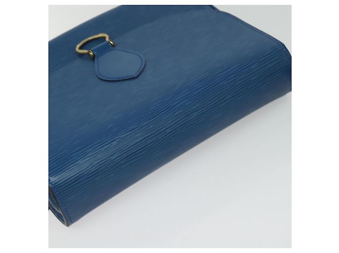 LOUIS VUITTON Borsa a Spalla Epi Saint Cloud GM Blu Toledo M52195 LV Auth ep9912 - vista 6