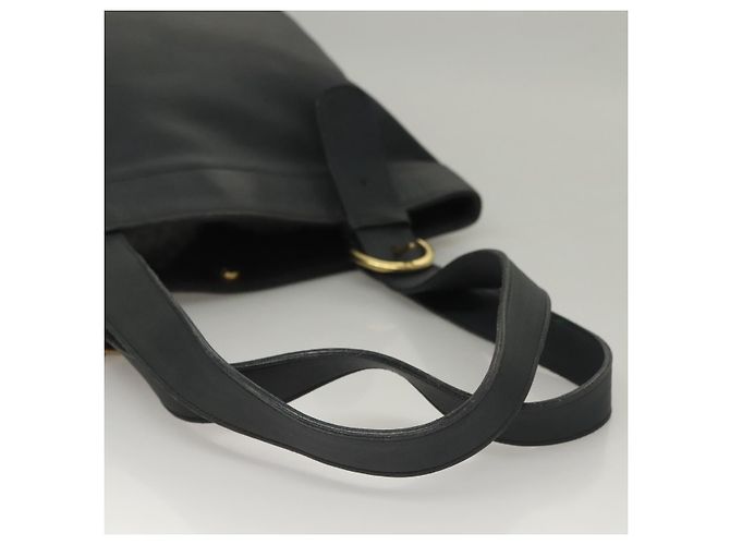 Coach Borsa Tote in Pelle Blu Navy e Oro Auth am8870 D'oro - vista 7