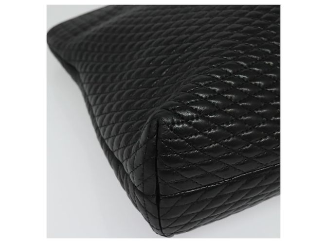 BALLY Borsa a Spalla a Catena Pelle Nera Oro Auth kk542 Nero D'oro - vista 14
