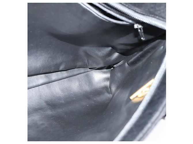 BALLY Borsa a Spalla a Catena Pelle Nera Oro Auth kk542 Nero D'oro - vista 18