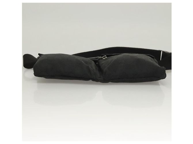 Borsa a vita GG Canvas Gucci Nera Argento 28566 Auth yk19002 Nero - vista 5