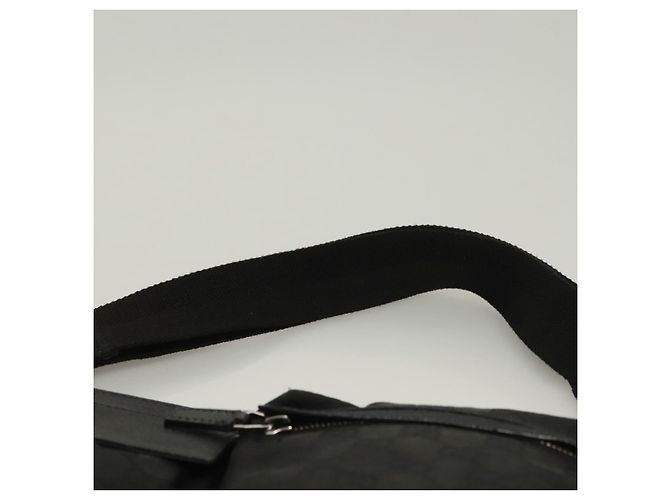 Borsa a vita GG Canvas Gucci Nera Argento 28566 Auth yk19002 Nero - vista 8