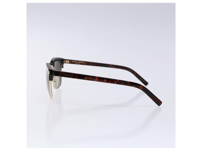 Gafas de sol SAINT LAURENT Plástico Marrón Auth am8841 Castaño - vista 4