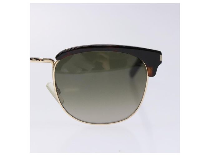 Gafas de sol SAINT LAURENT Plástico Marrón Auth am8841 Castaño - vista 7